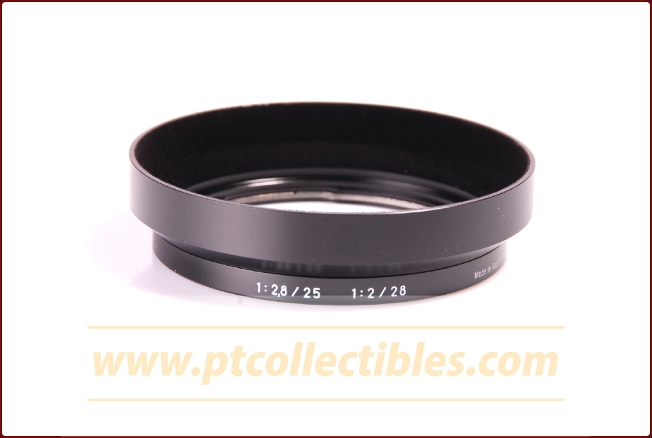 ZEISS zonnekap voor de 25/2.8 en 28/2.0 ZF(2), ZE, ZK en ZS